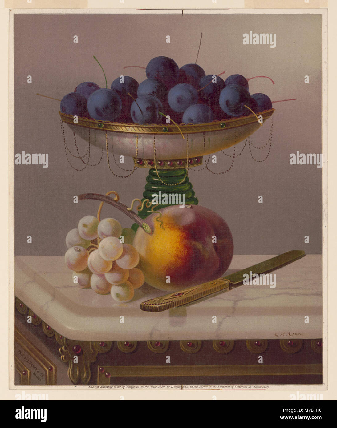 Ein detailliertes Bild von „Dessert Nr. 3“, wahrscheinlich eine Lebensmittelillustration oder ein Stillleben, das eine bestimmte Dessertkreation zeigt und dessen Design und kulinarische Elemente betont. Stockfoto