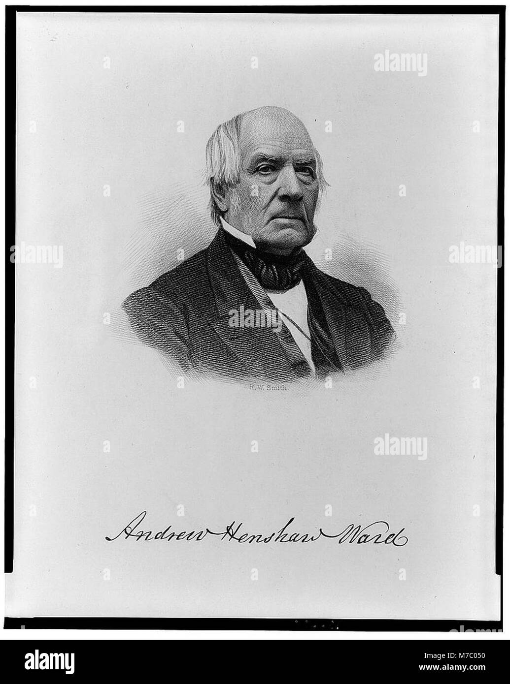 Andrew Henshaw Ward, Büste Portrait, nach rechts) - H. W. Smith LCCN 2002695178 Stockfoto