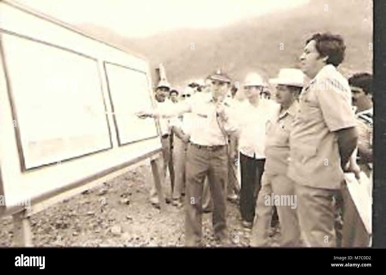 Antonio Toledo Corro war eine prominente Persönlichkeit in der mexikanischen Politik und diente als Präsident. Das Bild kann auch den Presa Comedero darstellen, ein bedeutendes Reservoir, das mit mexikanischer Wasserwirtschaft und Infrastruktur verbunden ist. Stockfoto