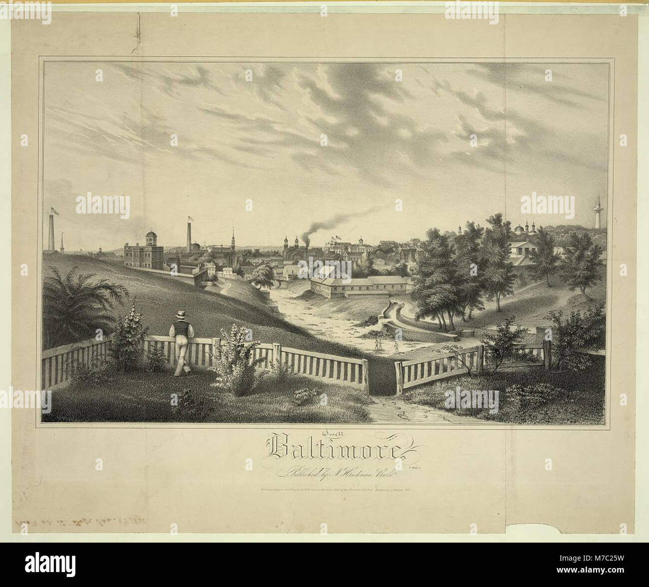 Baltimore - Swett; s. Haas sc. LCCN 2009633816 Stockfoto