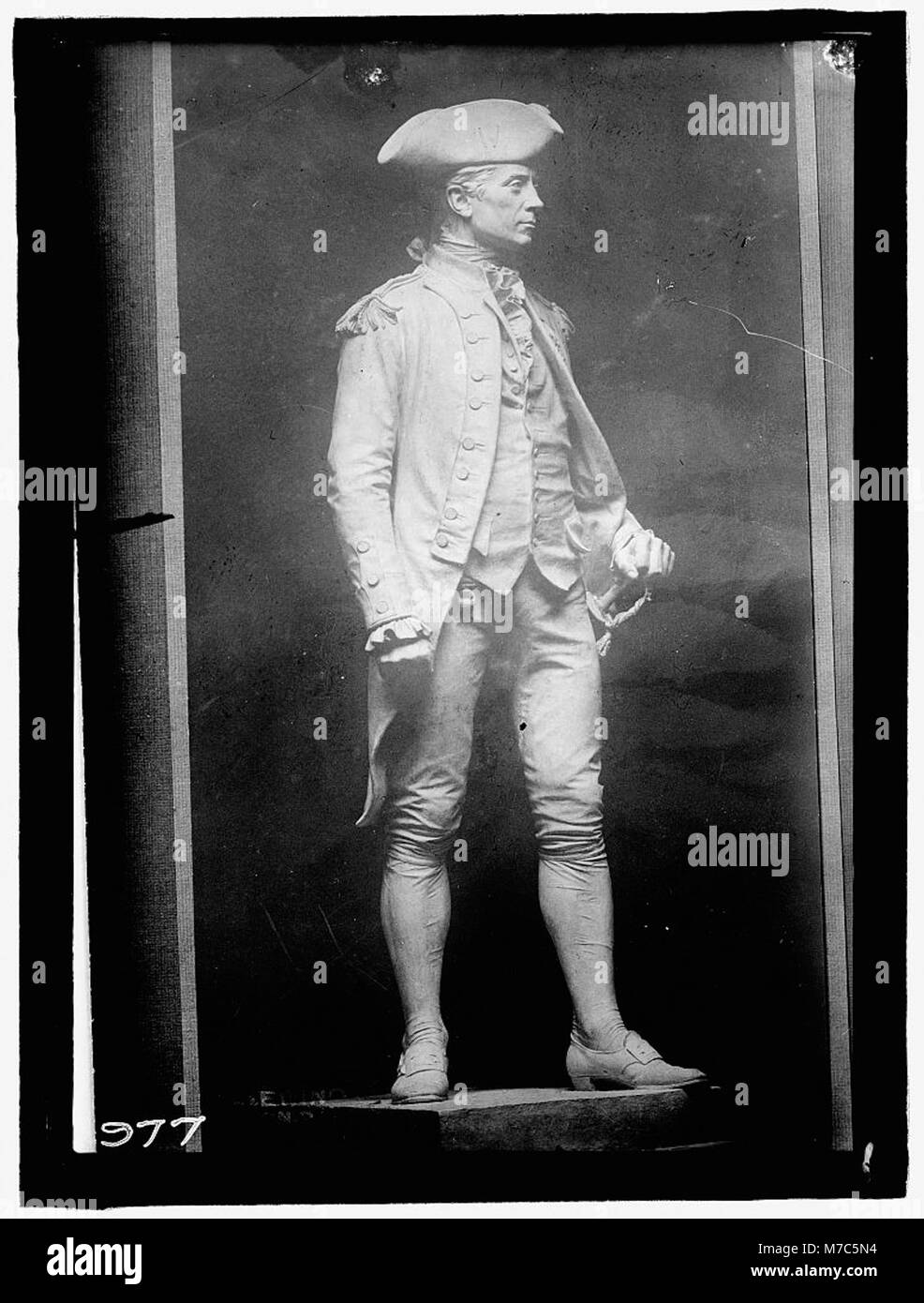 JONES, JOHN PAUL. STATUE AUF MONUMENT, FUSS VON 17 TH STREET, D.C. LCCN 2016863604 Stockfoto