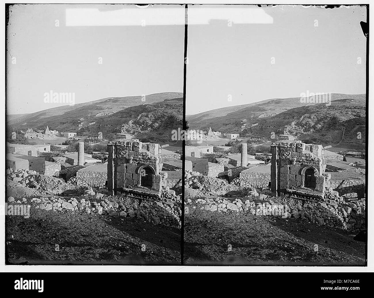 Östlich des Jordan und das Tote Meer. Amman (Rabbat-Ammon, Philadelphia) LOC matpc.01710 Stockfoto