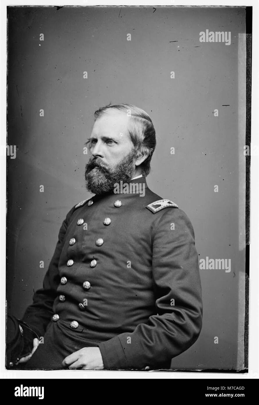 Colonel Edmund L. Dana vom 143. Pennsylvania-Regiment wurde während der Schlacht von Antietam, einem entscheidenden Moment im Amerikanischen Bürgerkrieg, verwundet und demonstrierte die harte Realität der Soldaten in der Schlacht. Stockfoto