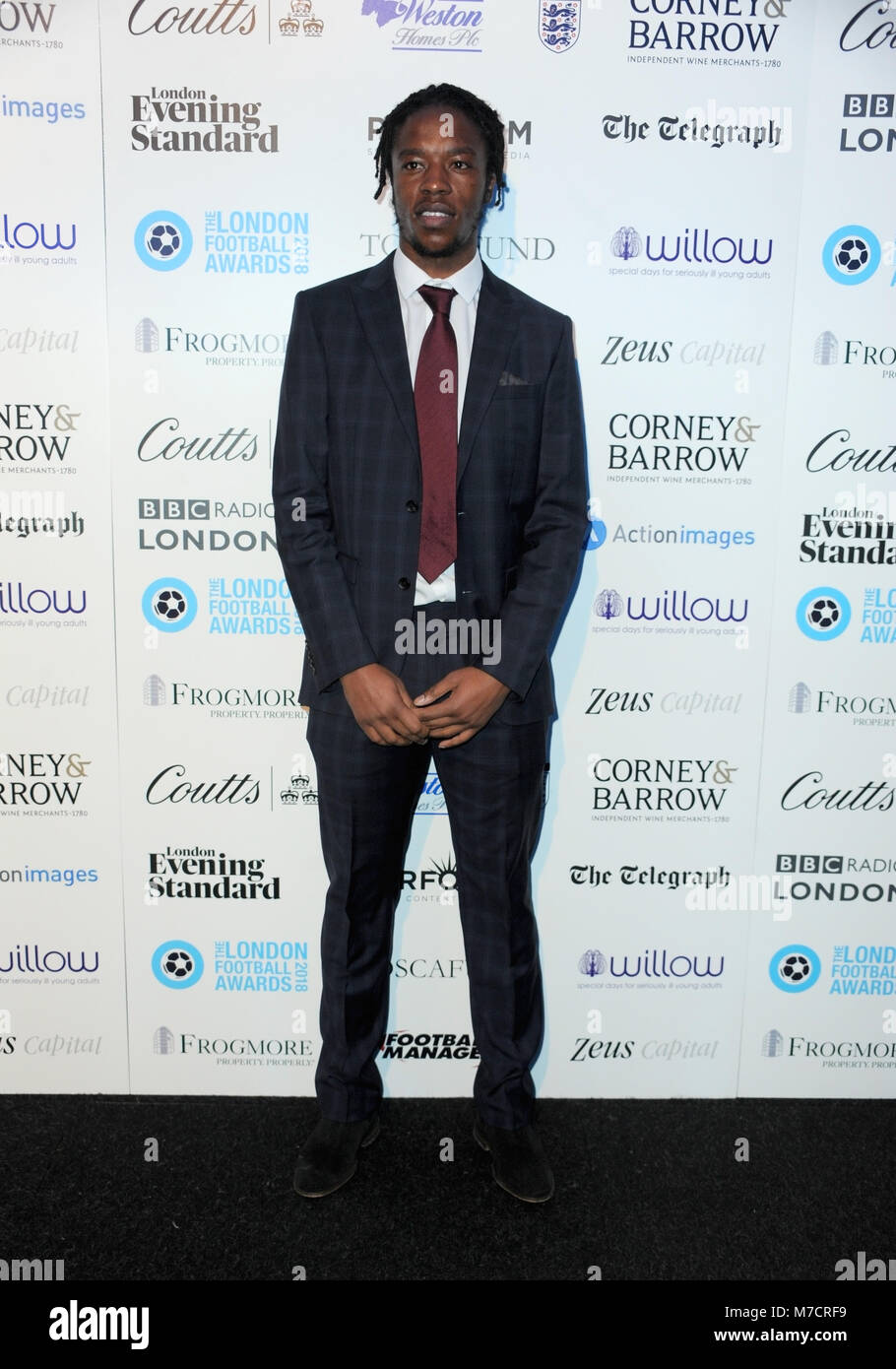 London Fußball-Awards, und Gala Dinner in der Beihilfe, wenn der Willow Foundation, London Battersea Evolution Stockfoto