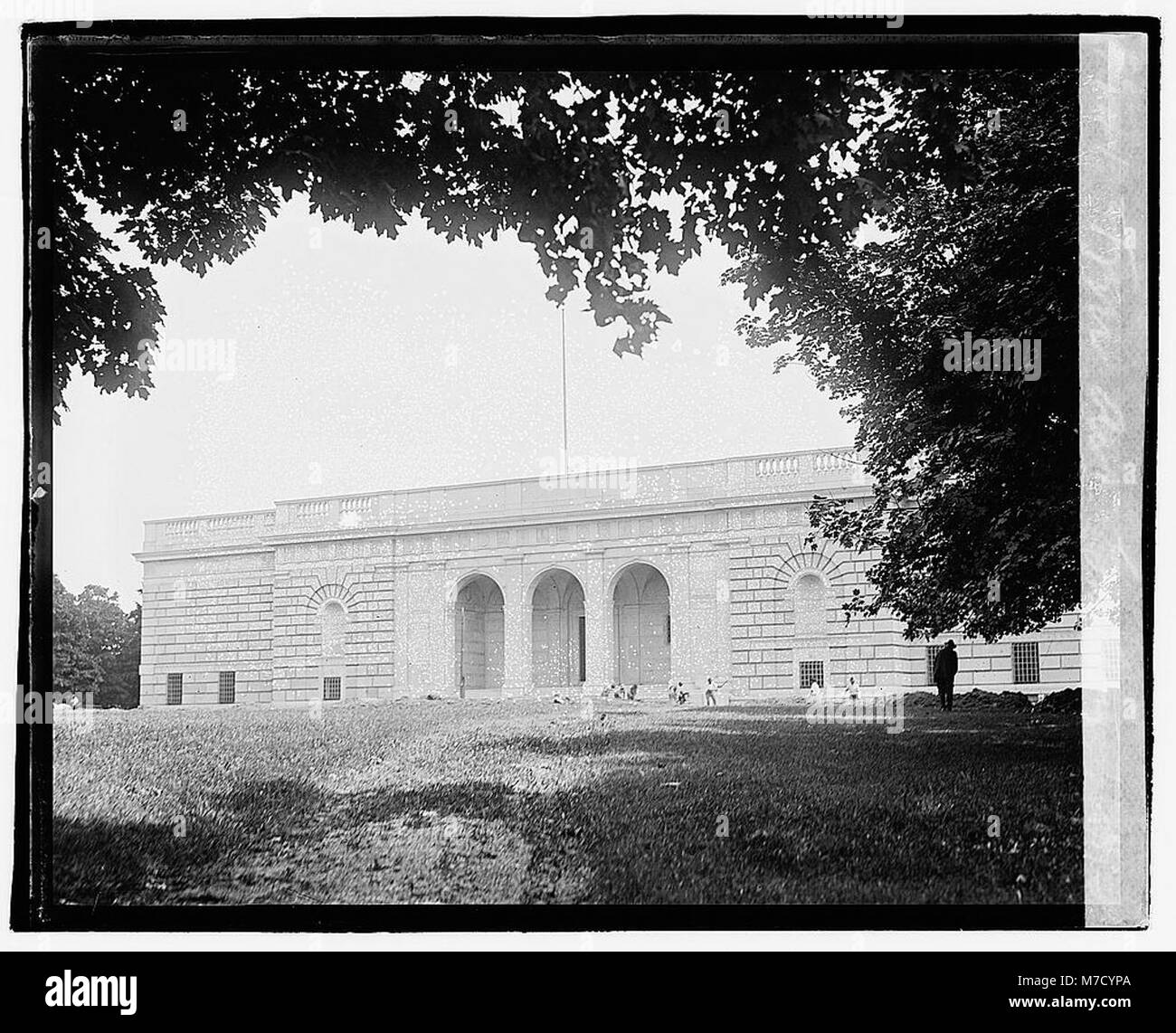 Ein Bild der Freer Art Gallery, einem Kunstmuseum in Washington, D.C. dieses Foto erfasst die Architektur des Museums und hebt seine Rolle bei der Erhaltung und Präsentation asiatischer Kunstsammlungen hervor. Stockfoto