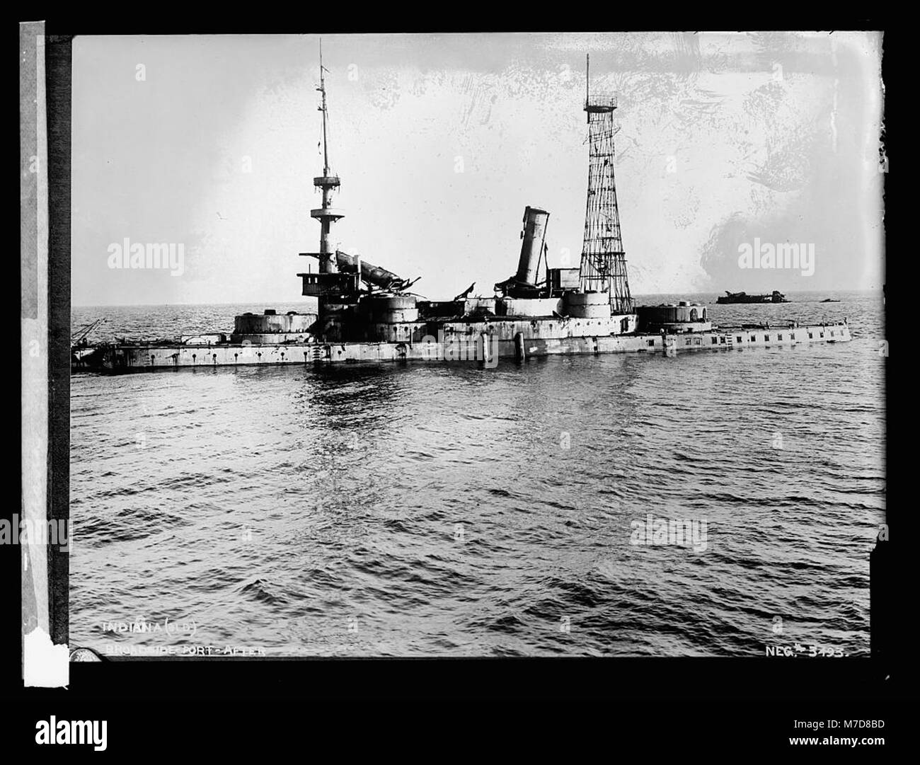 Indiana (Schlachtschiff) LCCN 2016823480 Stockfoto