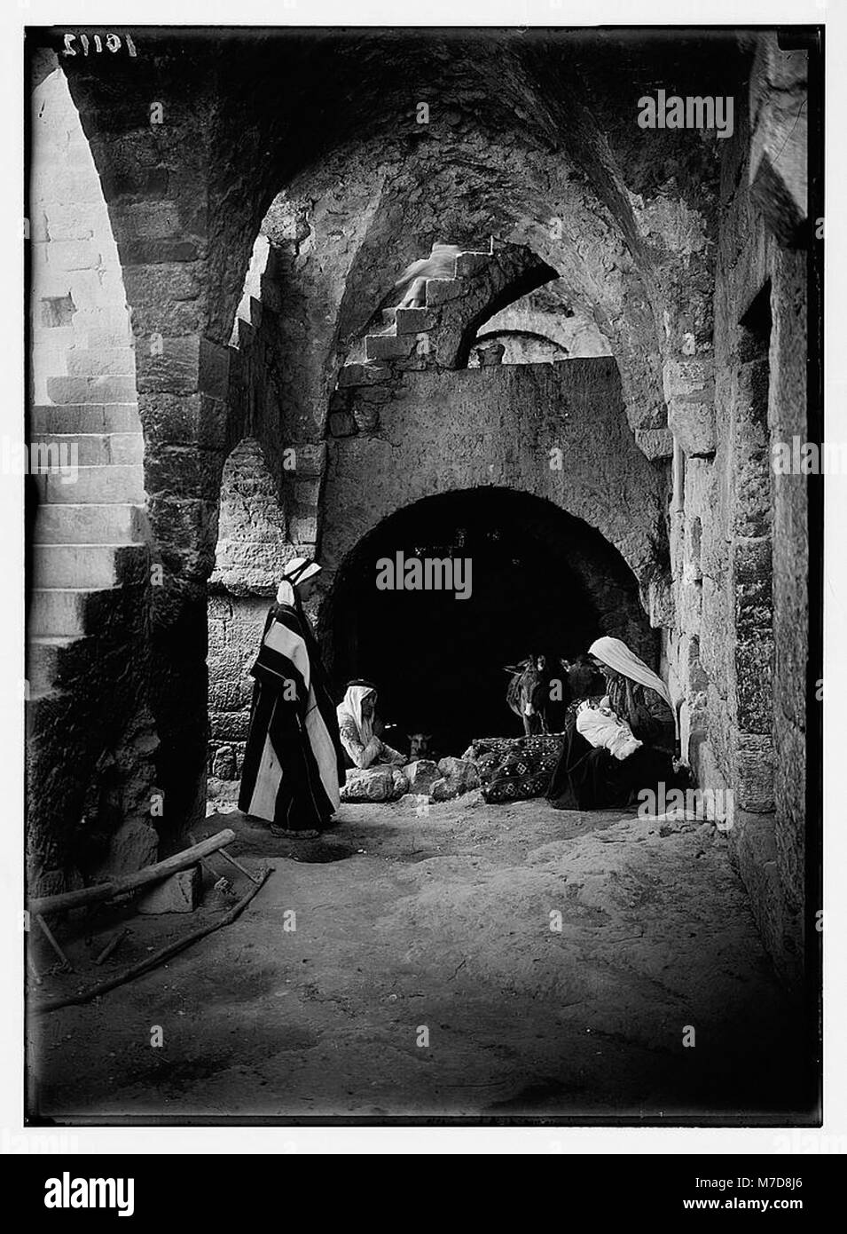 Innenraum des Bauernhauses im Beit Sahur LOC 04150 matpc. Stockfoto