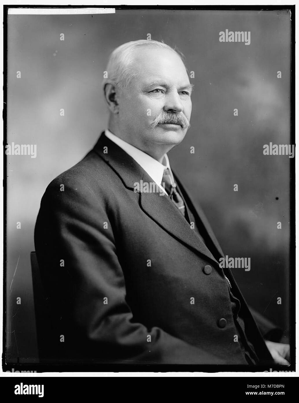 Ein Porträt von Jacob Johnson, einem Vertreter, der Einblick in seine politische Karriere und seine Beiträge zur amerikanischen Regierungsführung bietet. Stockfoto