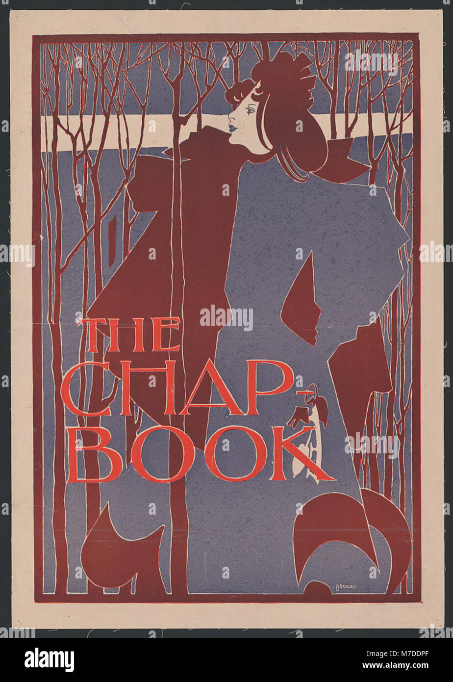 Das CHAP-Buch war eine Publikation aus dem frühen 20. Jahrhundert, die für ihren Schwerpunkt auf Literatur, Geschichten und sozialen Kommentaren bekannt ist. Es stellt eine Momentaufnahme der frühen amerikanischen Literatur- und Verlagsgeschichte dar. Stockfoto