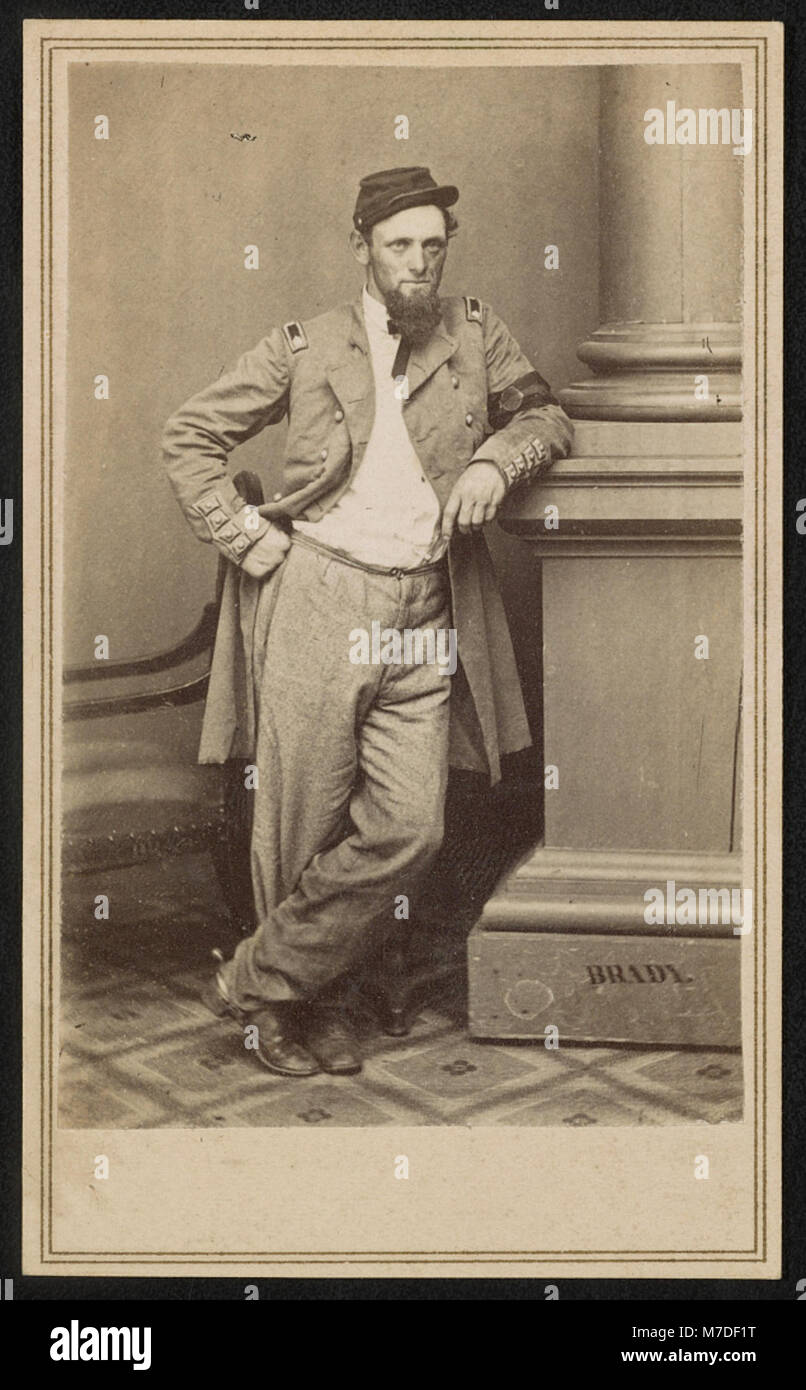 Oberstleutnant Noah L. Farnham von Co.B, 7.New York Infanterieregiments und 11 New York Infanterieregiments in Uniform) - Von der fotografischen Negativ in Brady's National Portrait Gallery LCCN 2016652100 Stockfoto