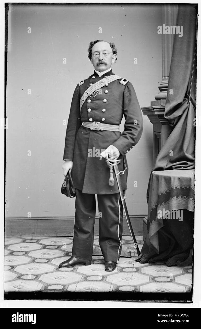 Maj. Alexander Basezemwski, 31 N.Y. Inf., getötet, 7. Mai 1862 zu (...) Point, Va 06317 LOC cwpb. Stockfoto