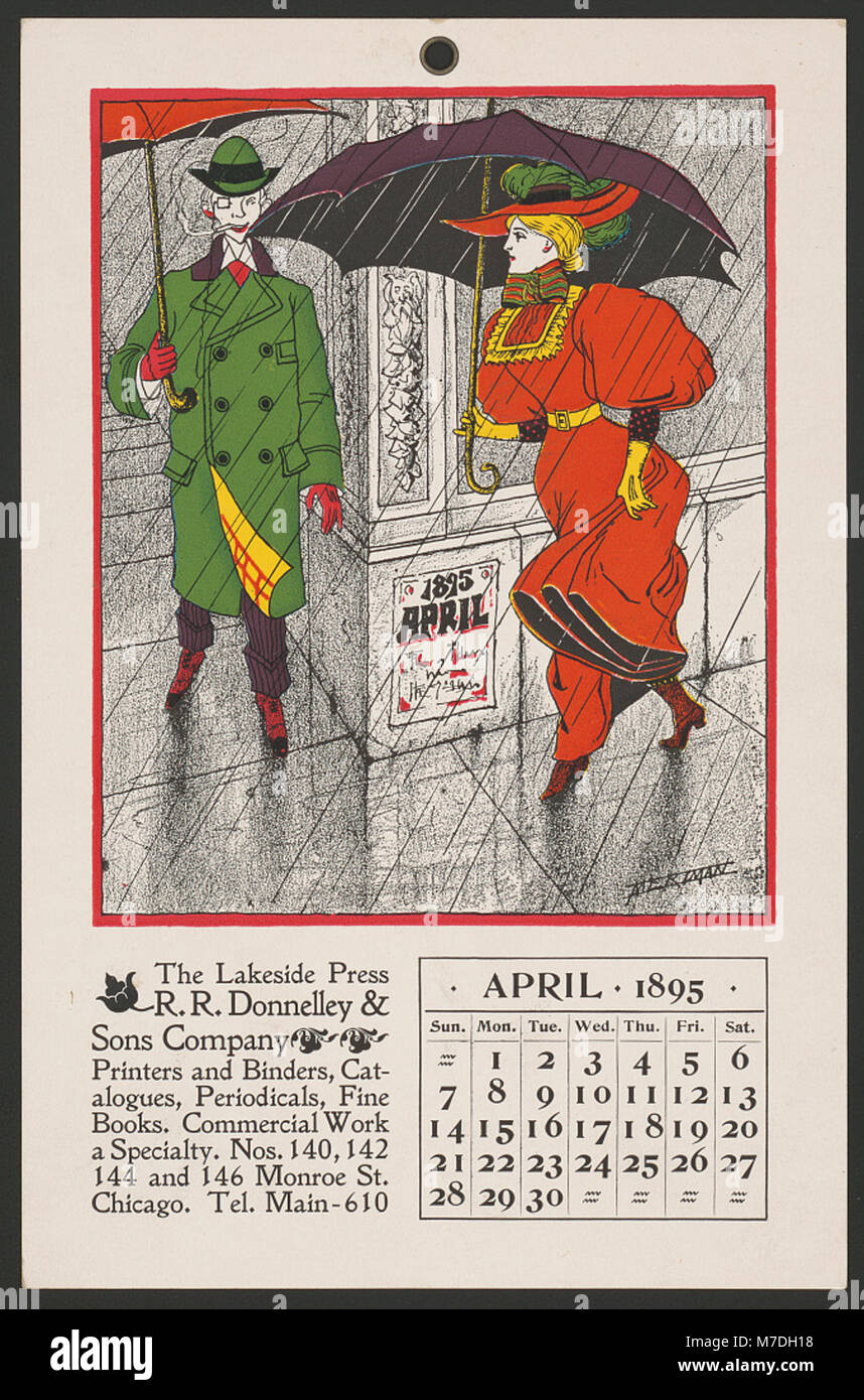 Dieses Bild vom April 1895 zeigt Drucker und Ordner, die an Katalogen, Zeitschriften und feinen Büchern arbeiten und einen Einblick in den damaligen Buchproduktionsprozess geben. Stockfoto