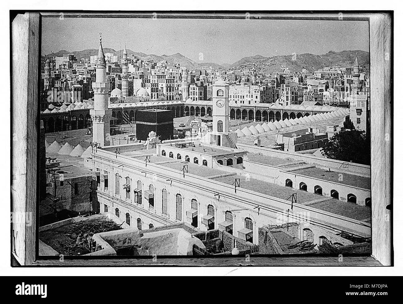 Mekka, Ca. 1910. Bird's-eye der Kaaba mit Stadt in bg. (D. h., Hintergrund) LOC 04661 matpc. Stockfoto