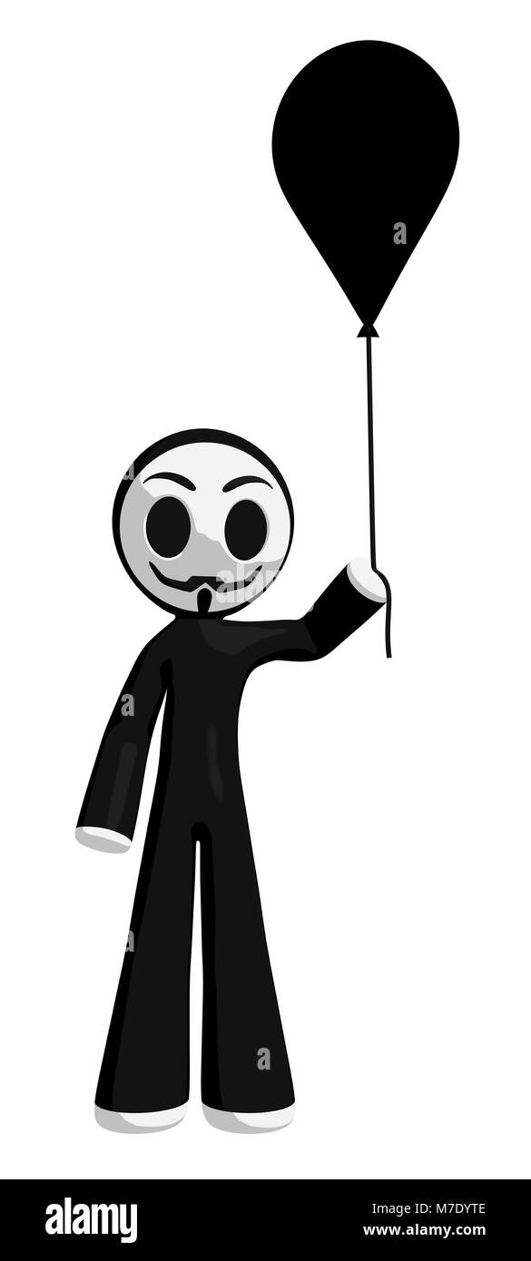 Wenig anarchistischen Ballon. Stockfoto