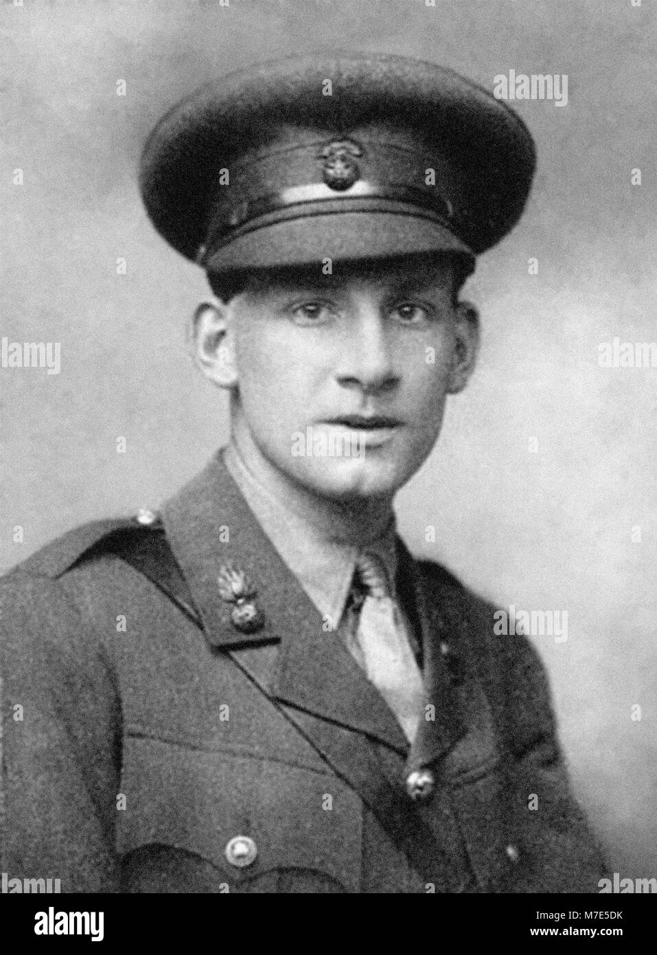 Siegfried Sassoon (1886-1967). Porträt des englischen Dichters und Soldat von George Charles Beresford, 1915. Stockfoto