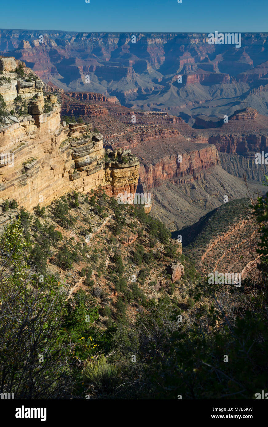 Grand Canyon von Desert View Drive, Arizona, USA Stockfoto