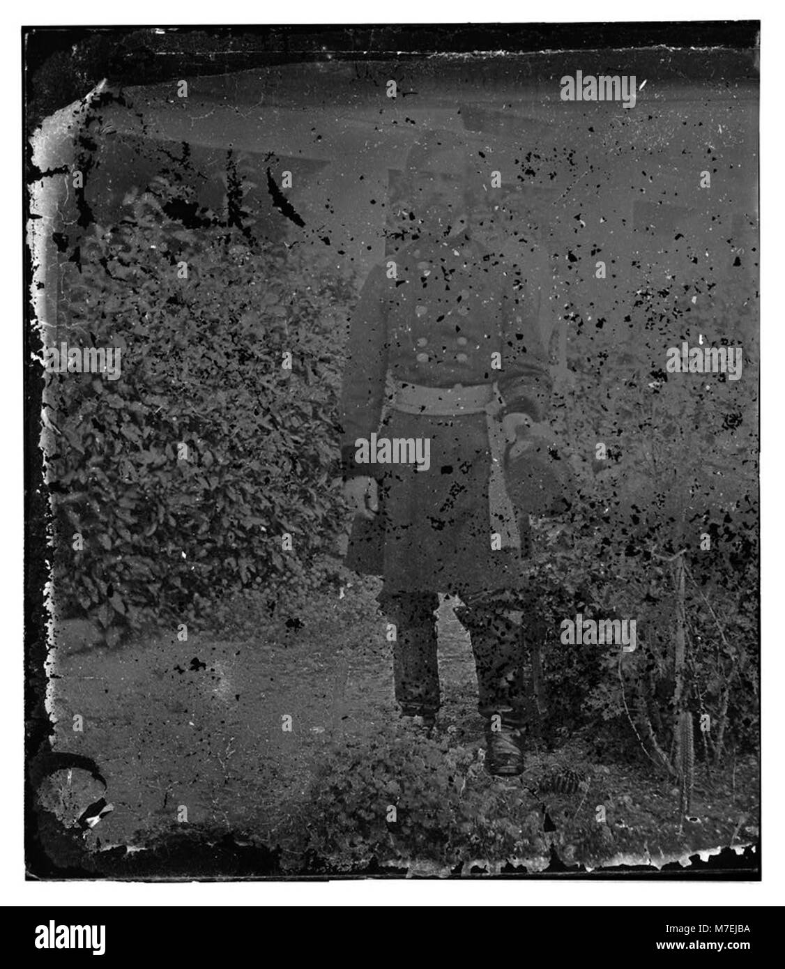 Das Foto zeigt Port Royal, South Carolina, während des Bürgerkriegs, wobei General Isaac Stevens die Gegend überwacht. Port Royal spielte eine Schlüsselrolle bei der Blockade der Union und war ein wichtiger Ort während der Südkriegszüge. Stockfoto