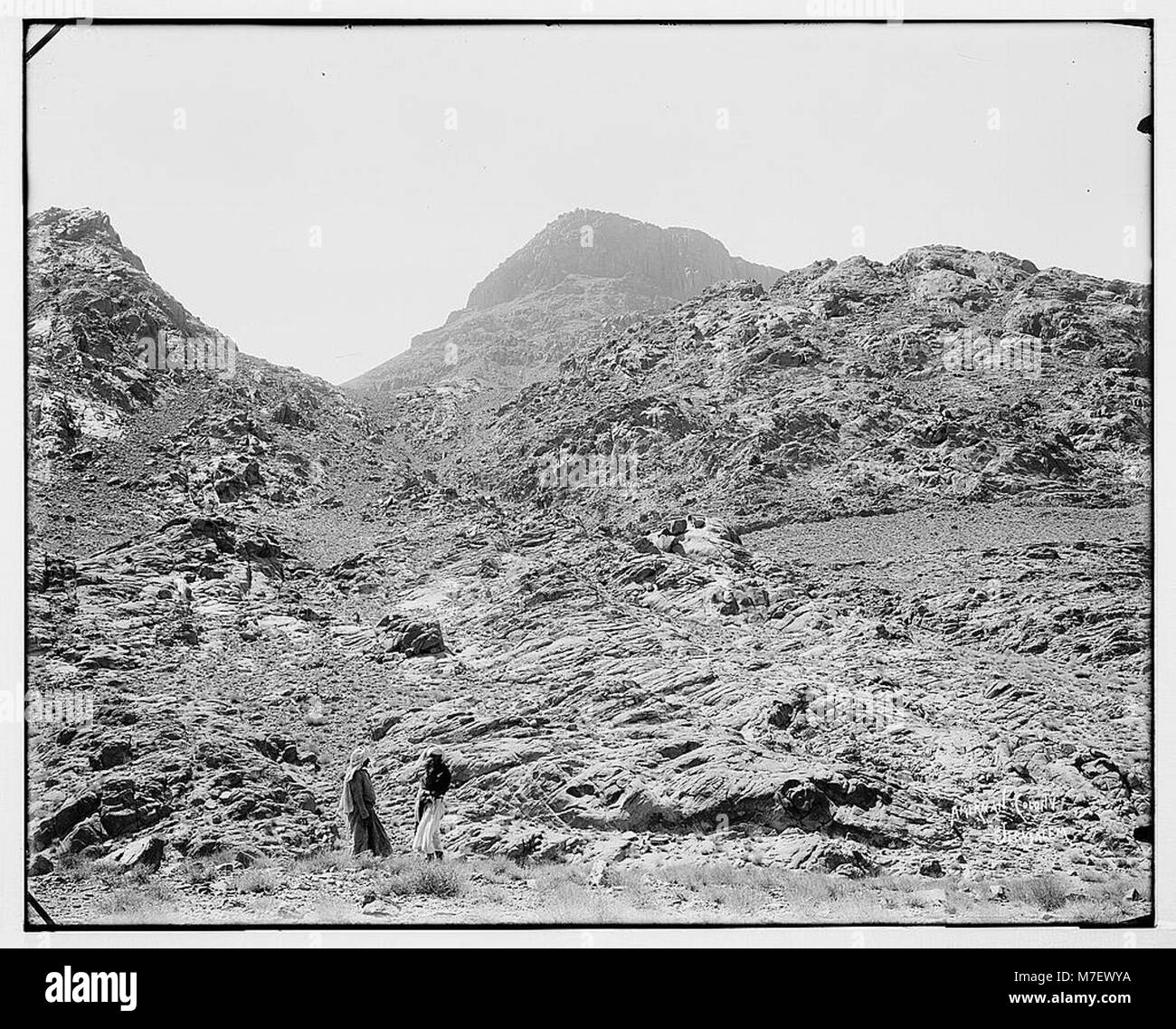 Sinai. Südliche Abgrund des Jebel Musa. LOC 07267 matpc. Stockfoto