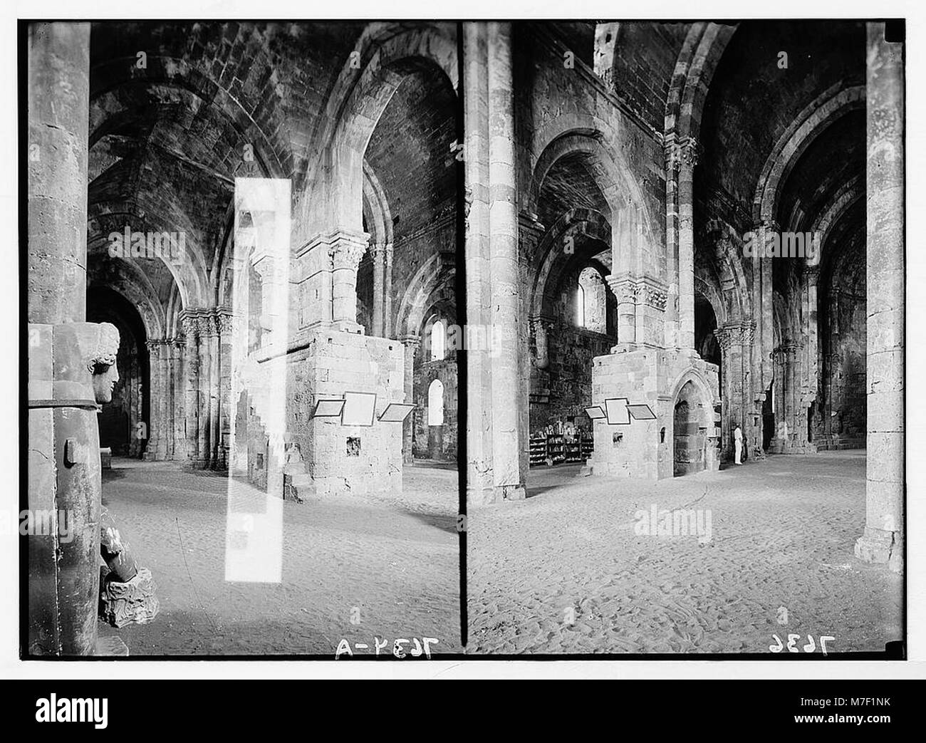 Tartus. Die Crusader Kathedrale. Int (erior), N.E. LOC 03546 matpc. Stockfoto