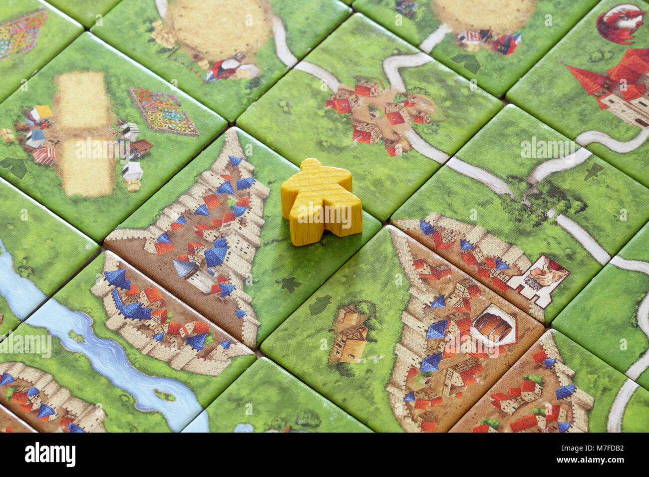 Dafür Gibt Es Beim Spiel Carcassonne Punkte Carcassonne spielen -Fotos und -Bildmaterial in hoher Auflösung – Alamy