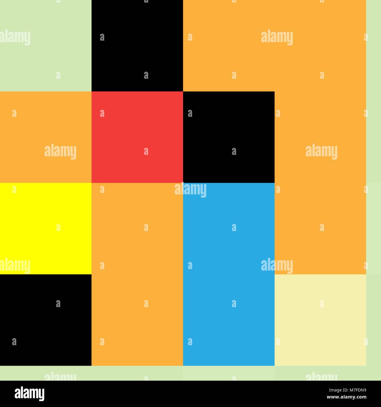Feder Ausdruck mit Blumen auf einem Holzbrett Stock Vektor