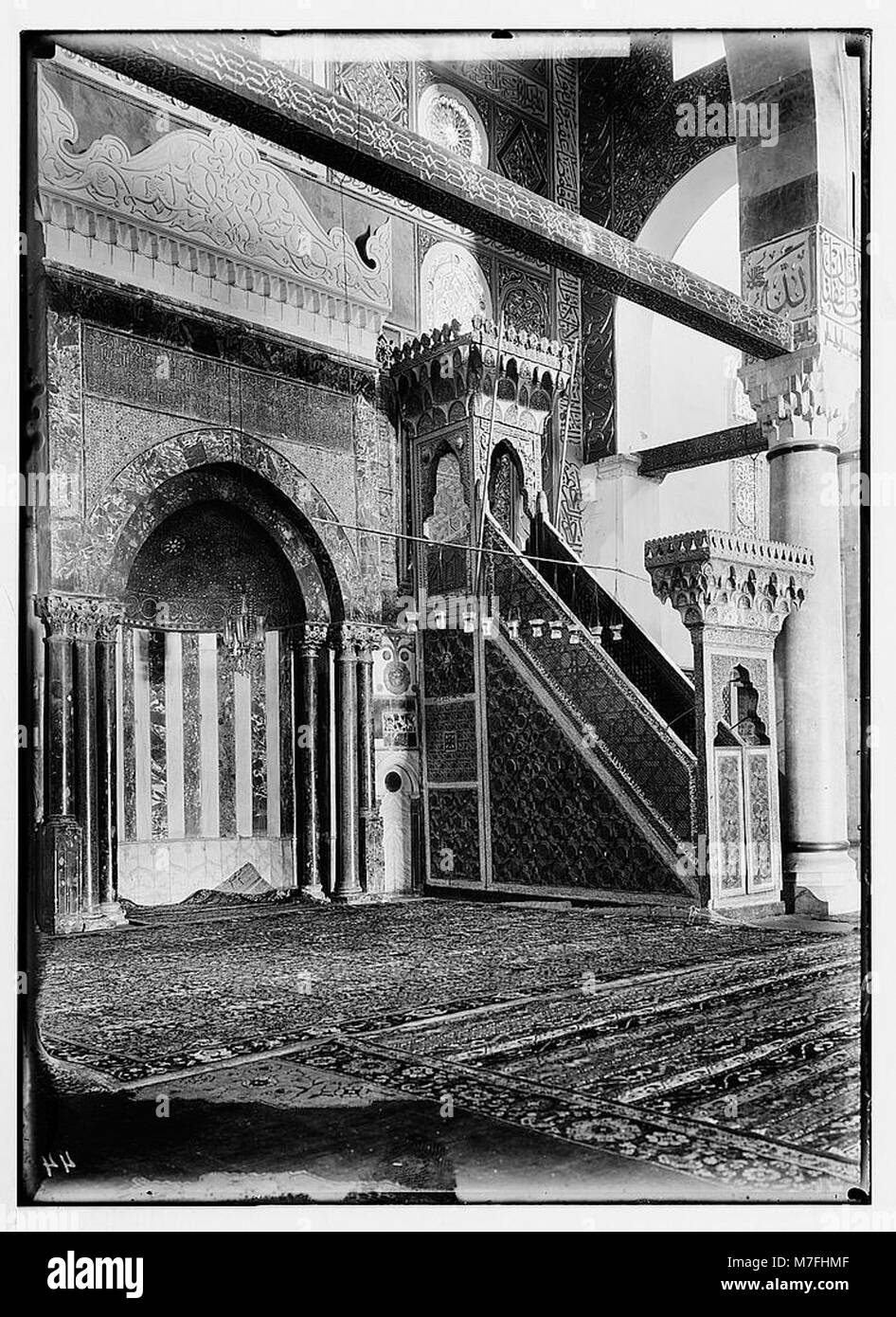 In den Tempel. Jerusalem. Die Moschee el Aksa (d. h., al-Aqsa ...