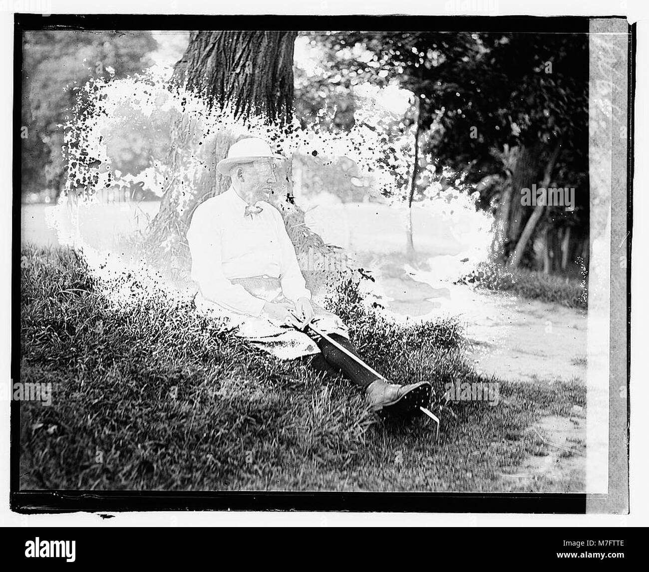 Foto von Warren G. Harding, 29. Präsident der Vereinigten Staaten, von 1921 bis 1923. Stockfoto