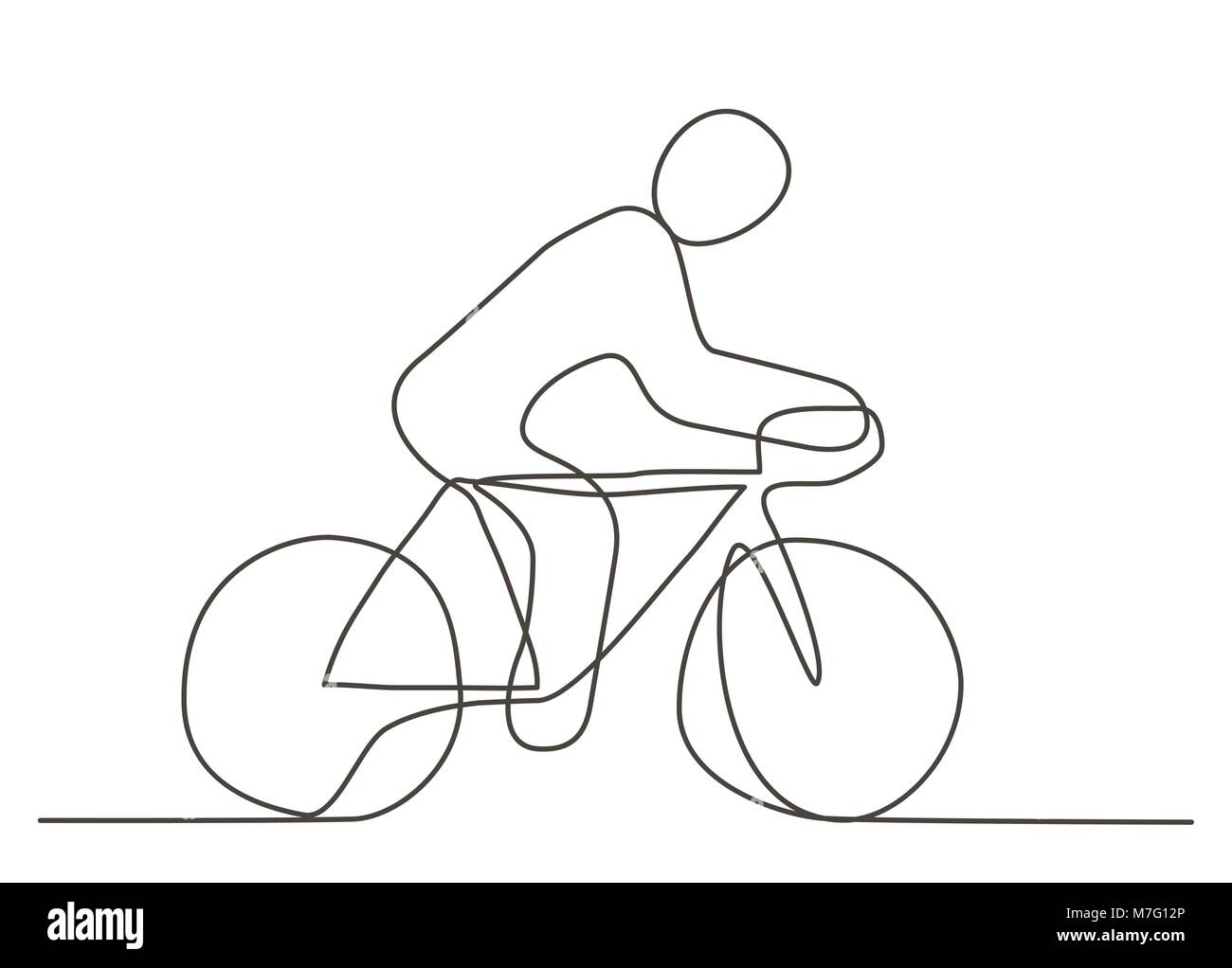 Fahrrad zeichnung -Fotos und -Bildmaterial in hoher Auflösung – Alamy