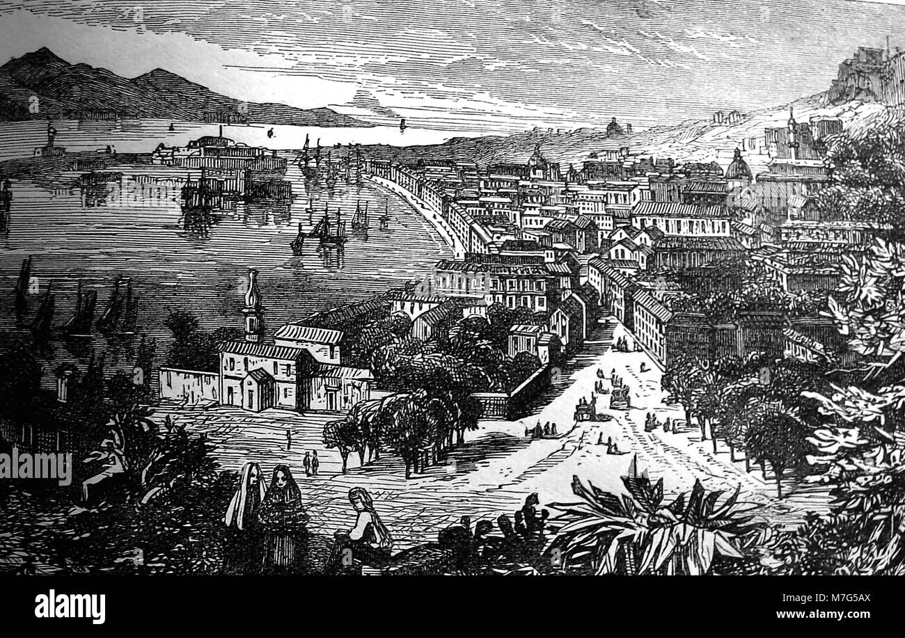 Messina, Sizilien, Italien - 1900 Abbildung: Stockfoto