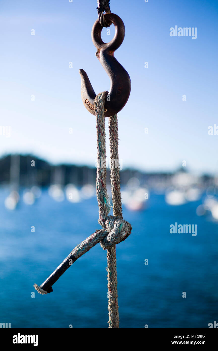 Haken und Seil Municipal Wharf Monterey California USA Stockfoto