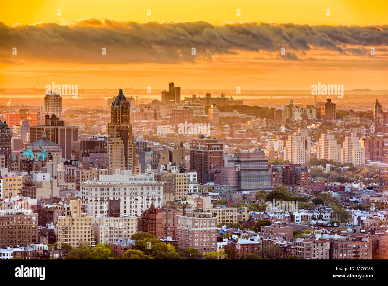 Brooklyn, New York, USA Stadtbild in der Innenstadt in den späten Nachmittag. Stockfoto