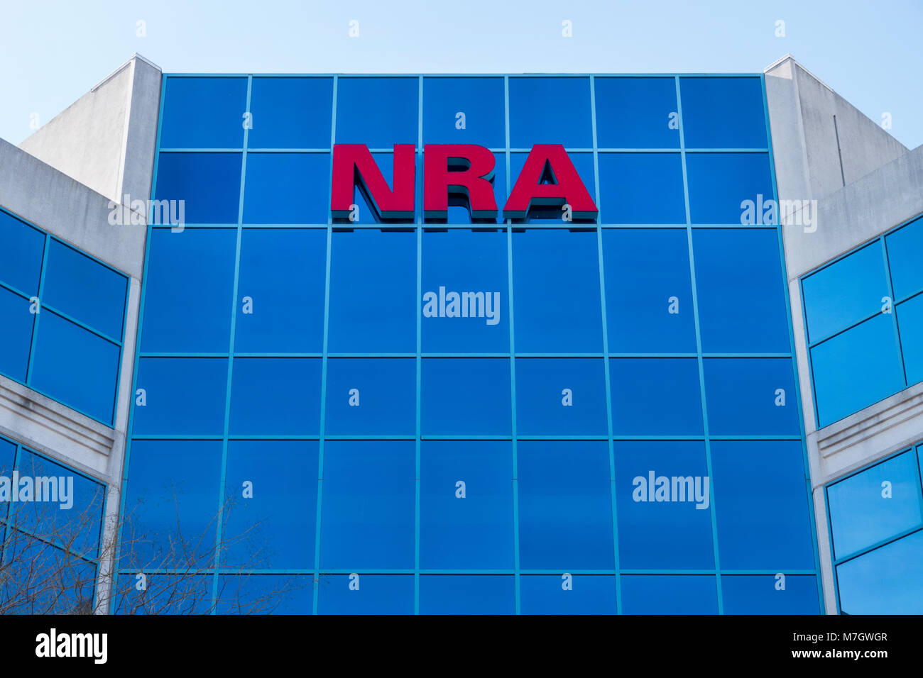 Nrb National Rifle Association Hauptsitz in Fairfax Virginia VA-gun rechte Interessenvertretung in USA Stockfoto