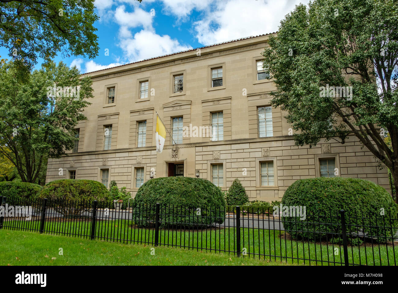 Die Apostolische Nuntiatur des Heiligen Stuhls, 3339 Massachusetts Avenue NW, Washington DC Stockfoto