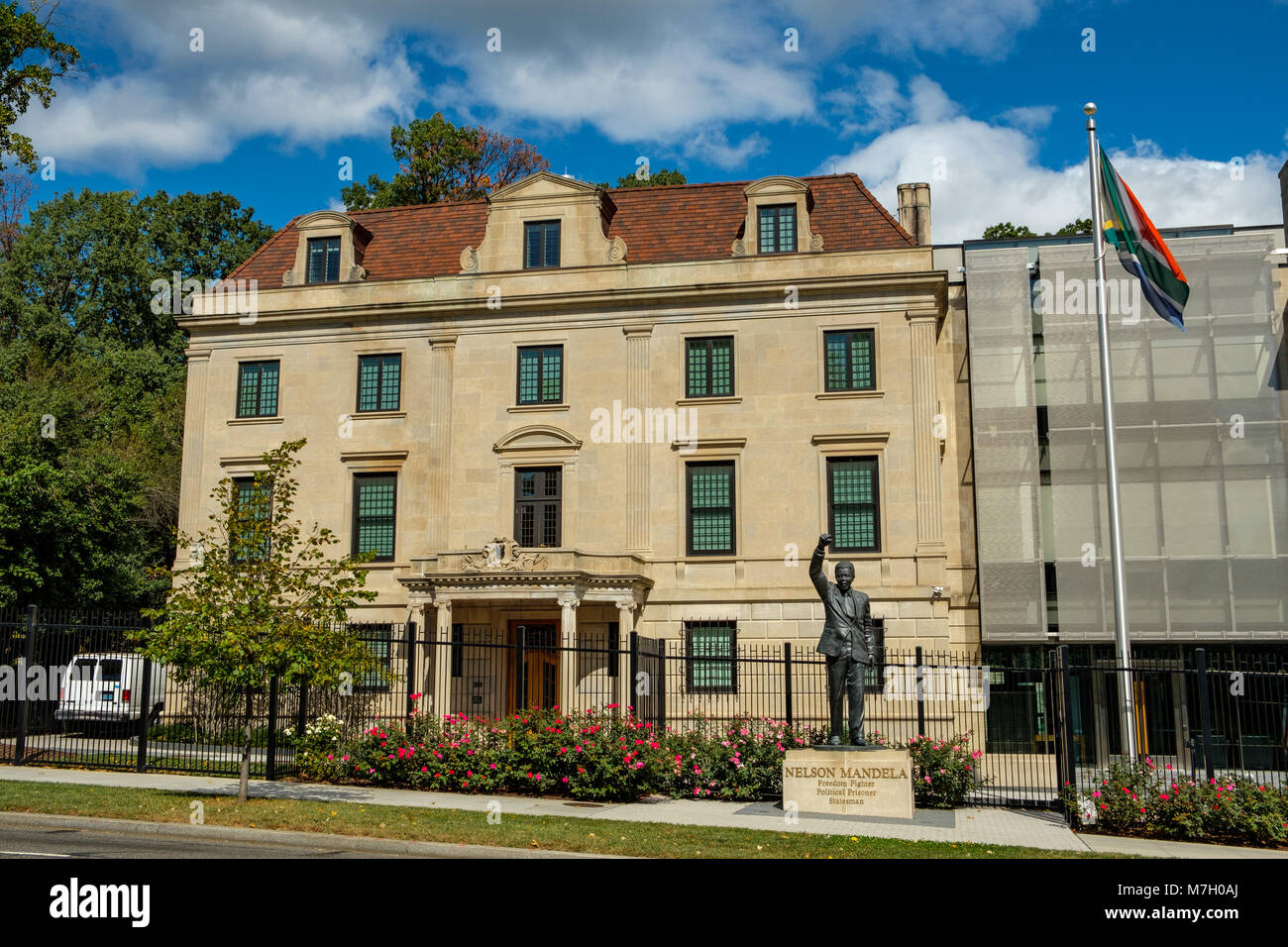 Botschaft der Republik Südafrika, 3051 Massachusetts Avenue NW, Washington DC Stockfoto