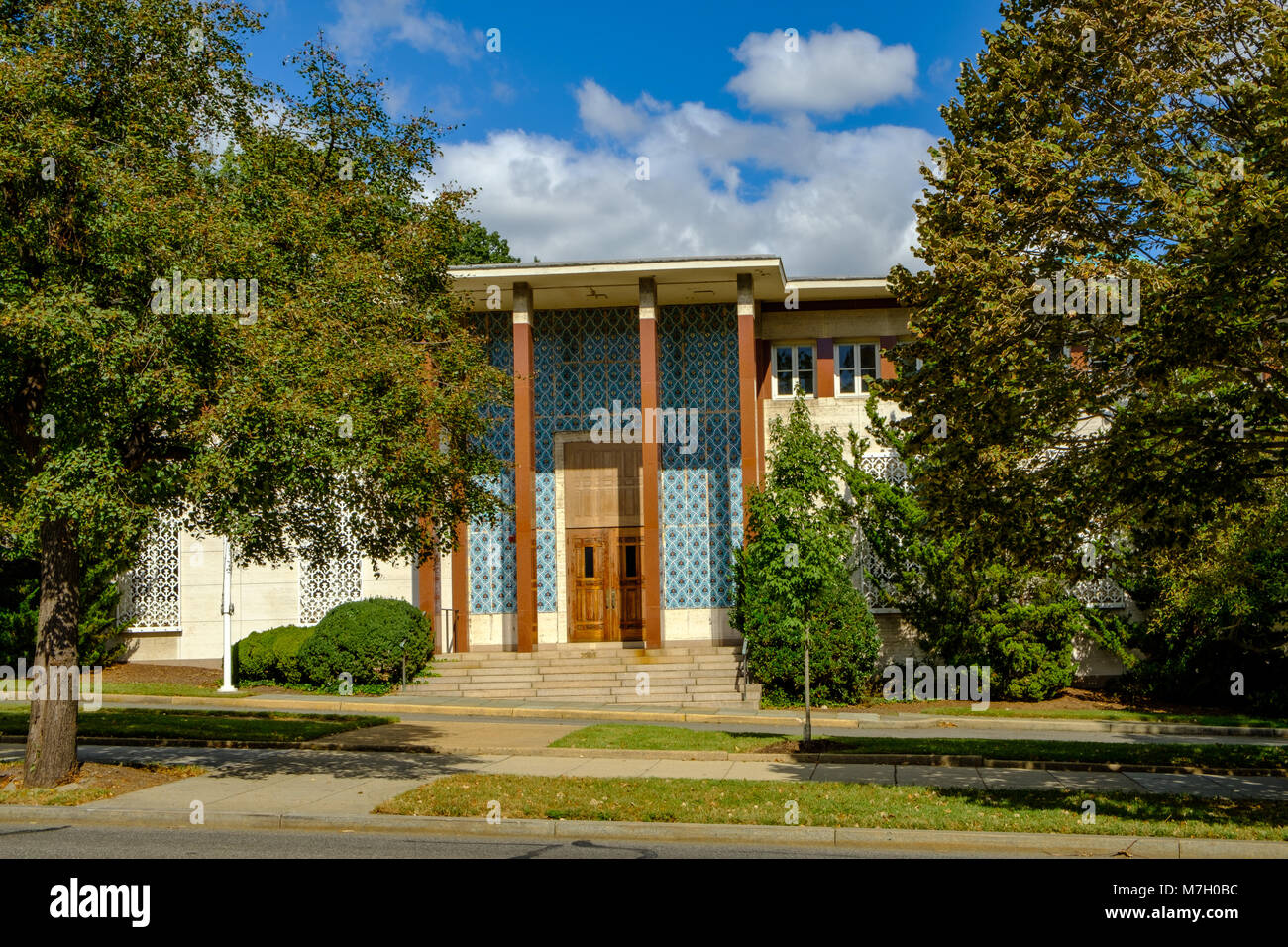 Ehemalige Botschaft von Iran, 3003 Massachusetts Avenue NW, Washington DC Stockfoto