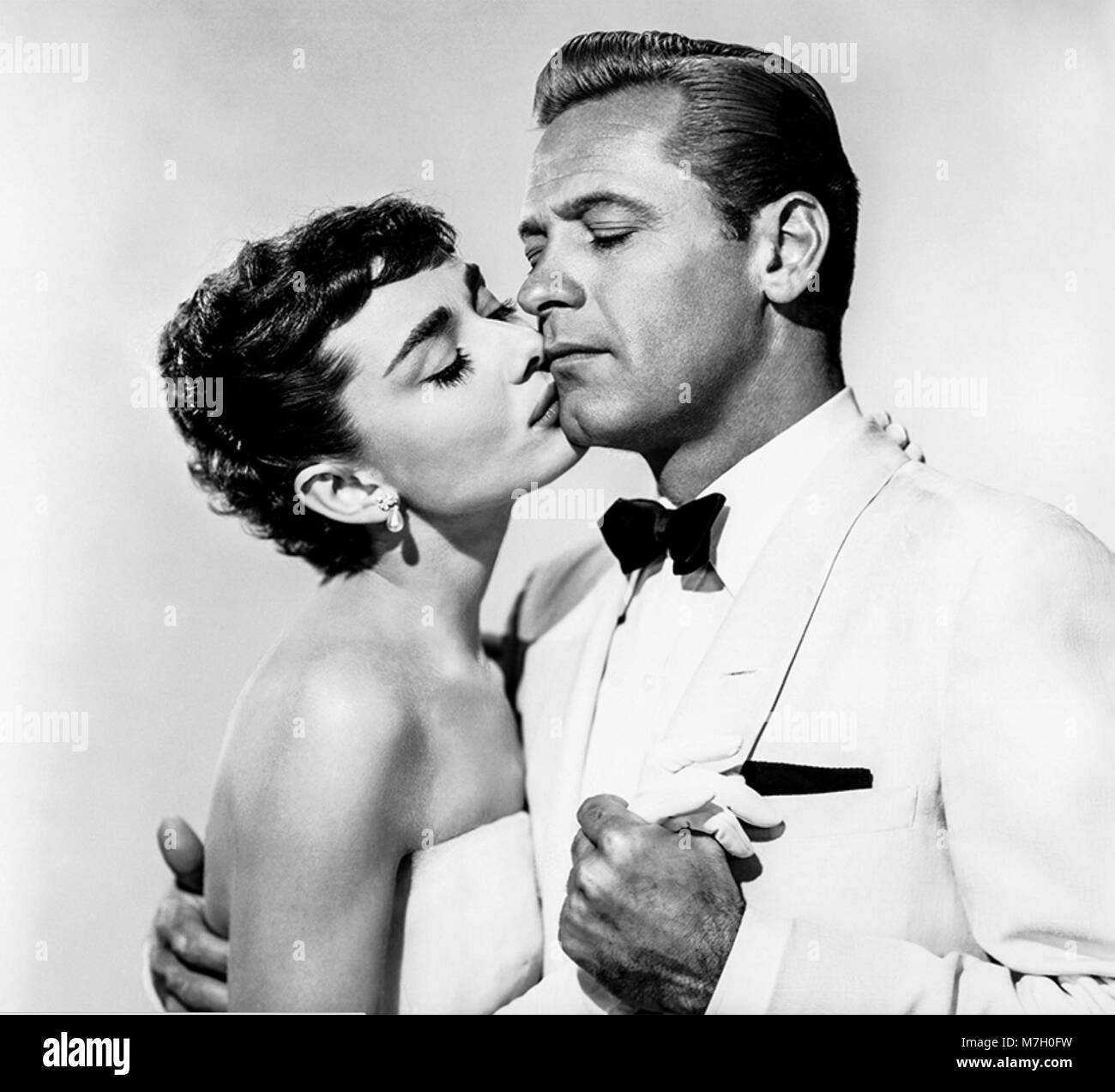 SABRINA 1954 Paramount Pictures Film mit Audrey Hepburn und William Holden Stockfoto
