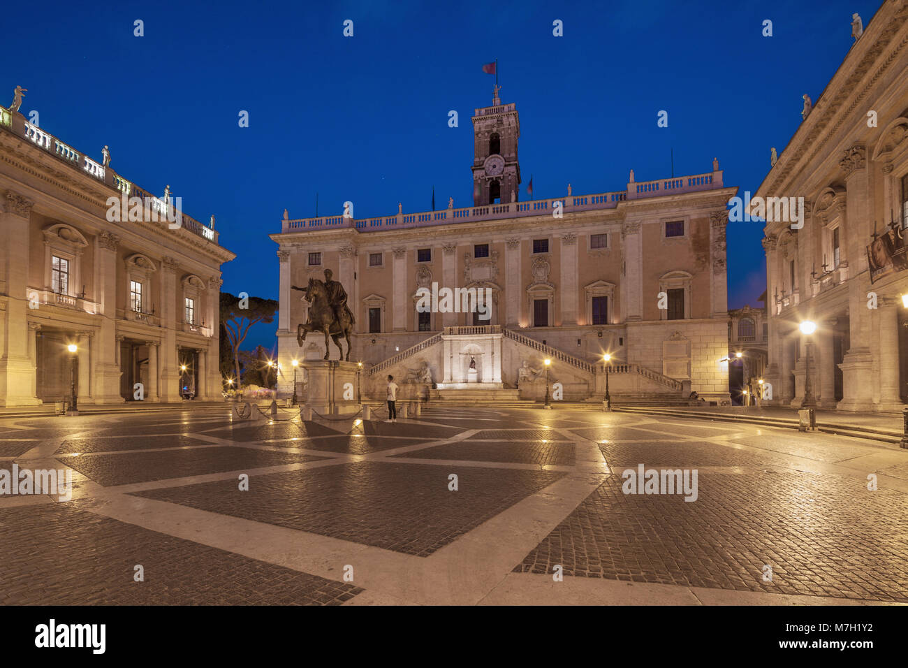 Kapitol, Campidoglio, Rom, Italien Stockfoto