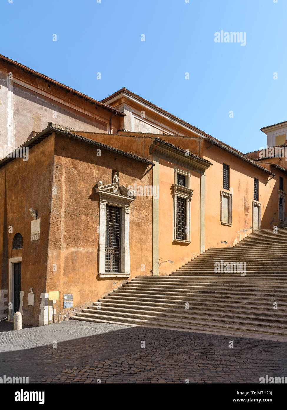 Alte Gebäude, Kapitol, Piazza del Campidoglio, Rom, Italien Stockfoto