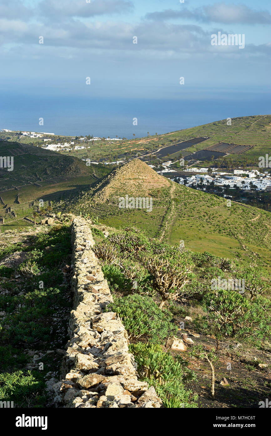 Dorf Haria, Lanzarote, Kanarische Inseln, Spanien Stockfoto