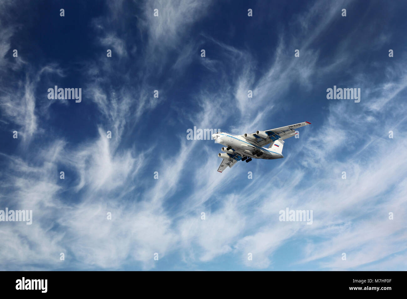 Il-76 TD Transportflugzeuge der Russischen Föderalen Sicherheitsdienst. Stockfoto