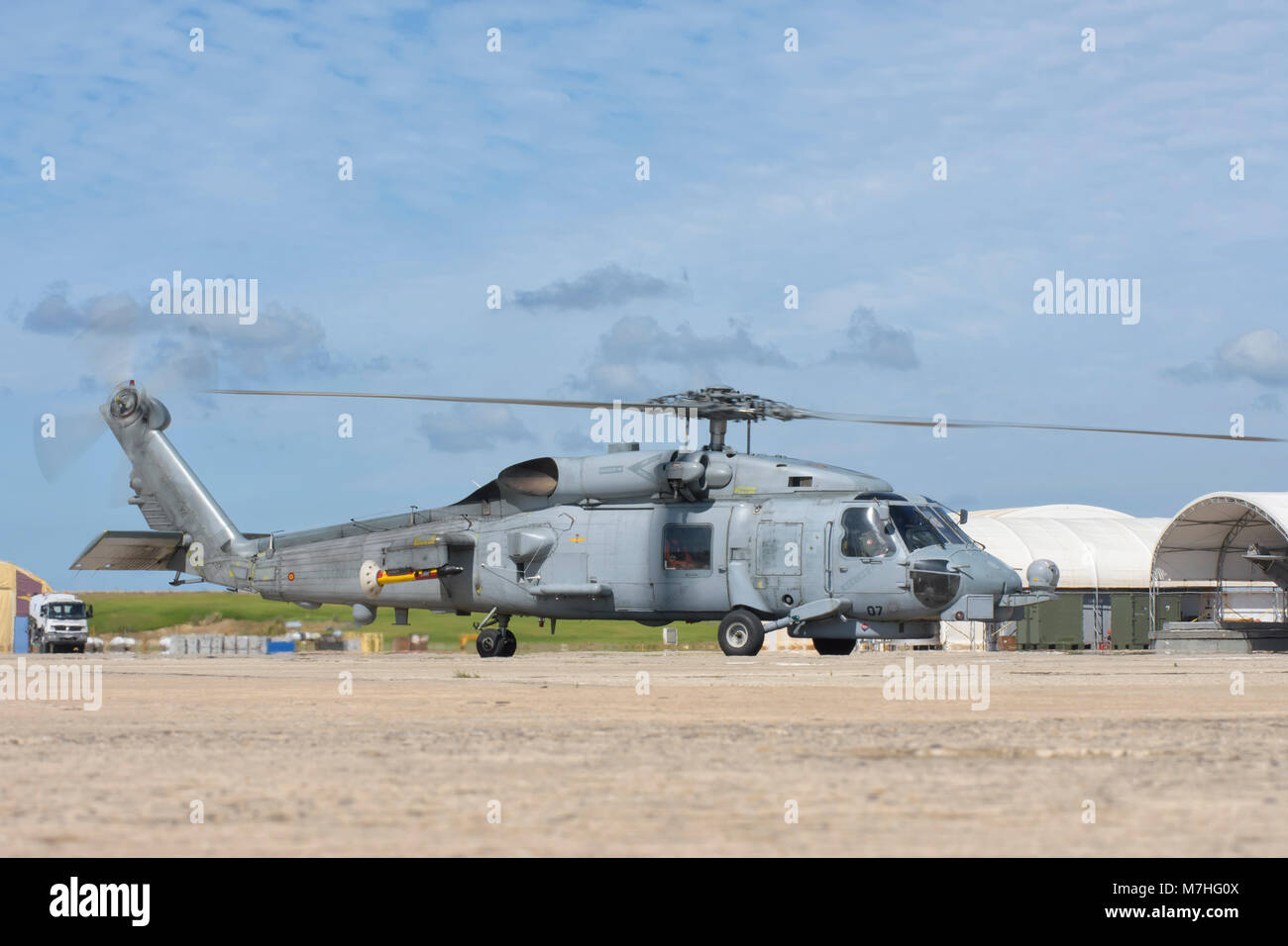 Spanische Marine SH-60F im Rota Naval Air Station, Spanien. Stockfoto