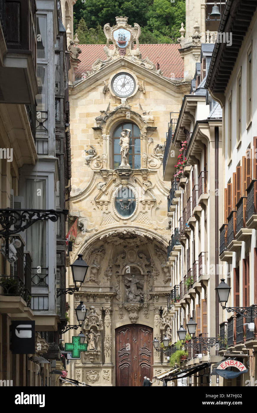 Iglesia de Santa Maria, 18. Jahrhundert, San Sebastian, Donostia, Spanien, Stockfoto