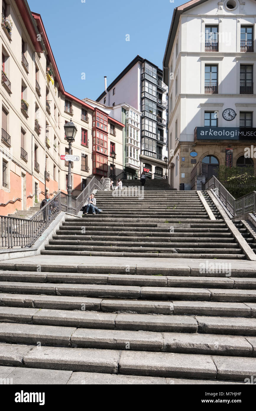 Bilbao Altstadt Casco Viejo, Bilbao, Pais Vasco, Spanien, Stockfoto
