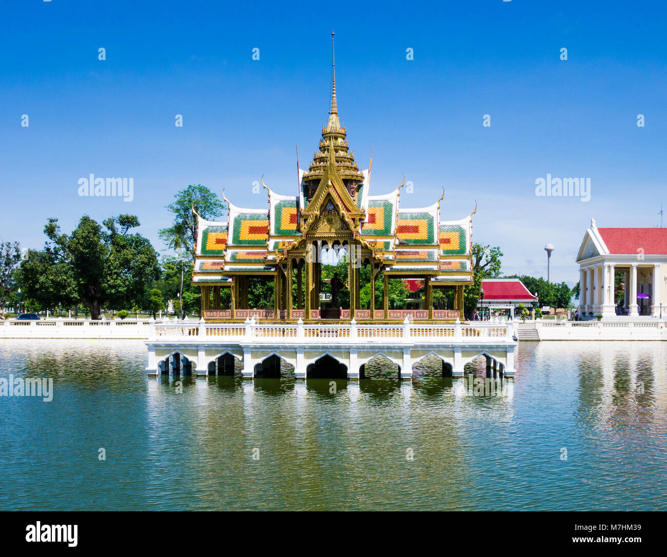 Bang Pa-In Palast, Provinz Ayutthaya, Thailand Stockfoto