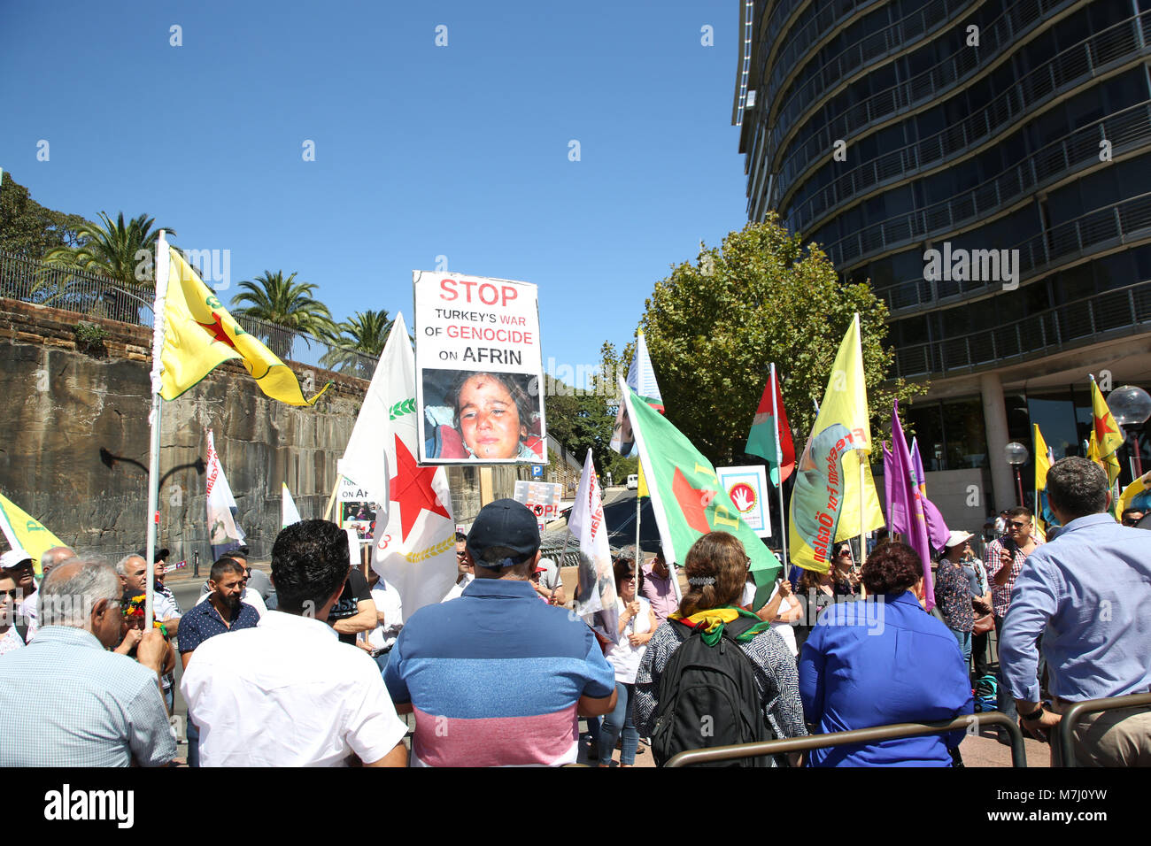 Sydney, Australien. 11. März 2018. NSW Demokratische Kurdische ...