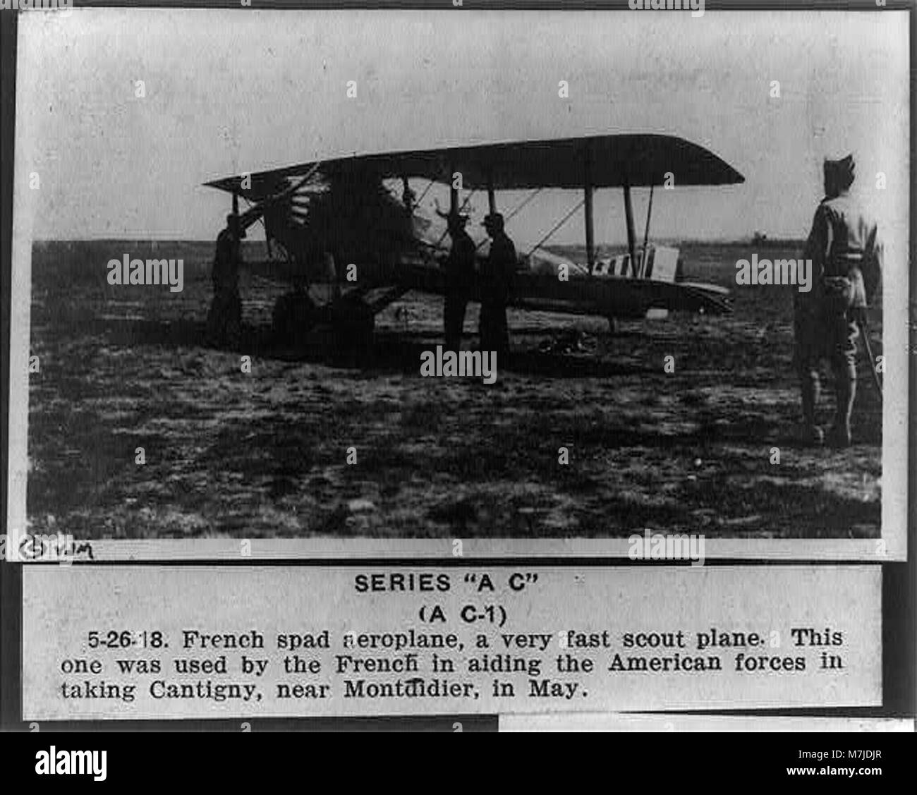 Französischen spad-Flugzeug, eine sehr schnelle scout plane LCCN 2002711433 Stockfoto