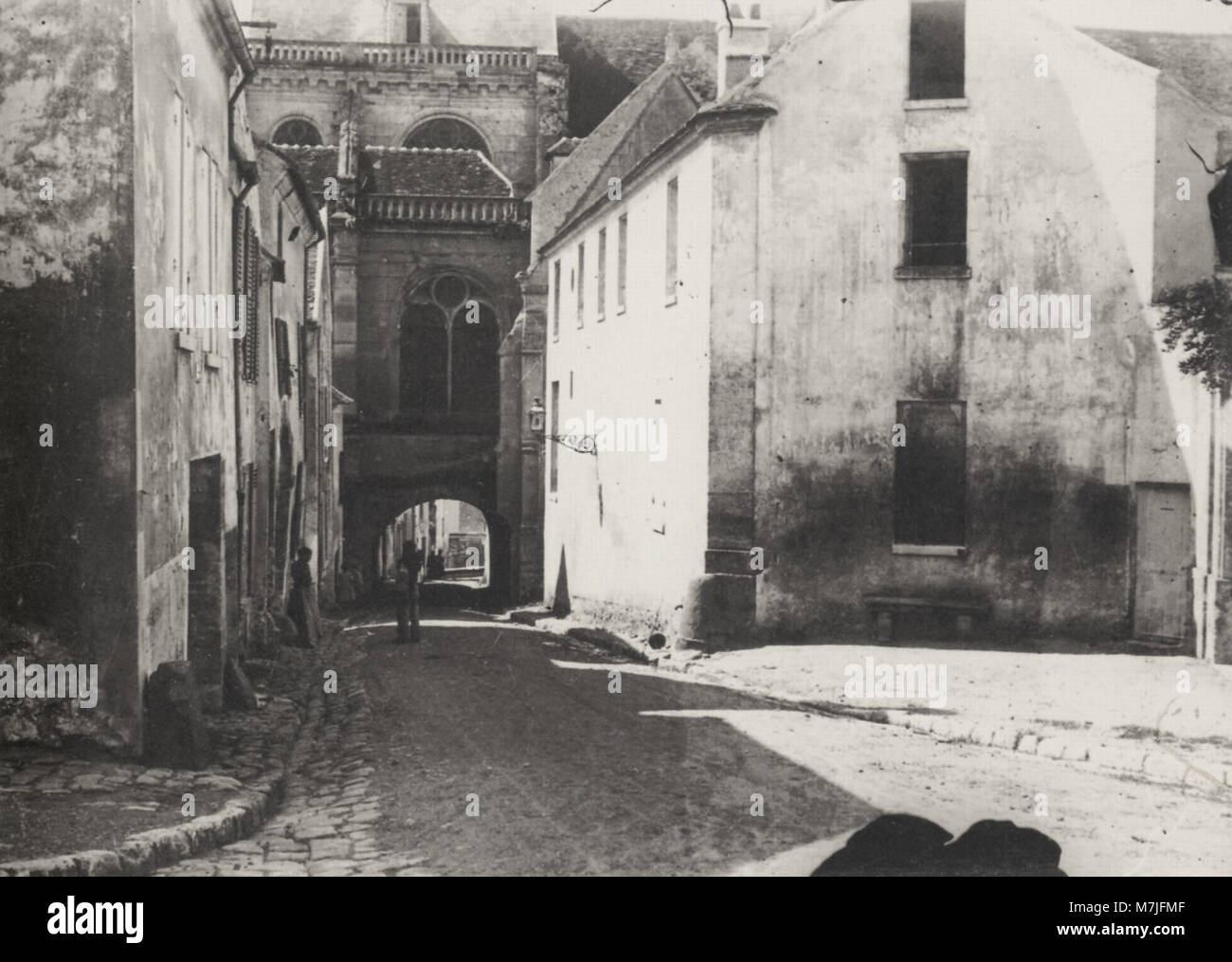 Emile Zola, Francois - Sterben Rue Monge in Triel (Zeno Fotografie) Stockfoto