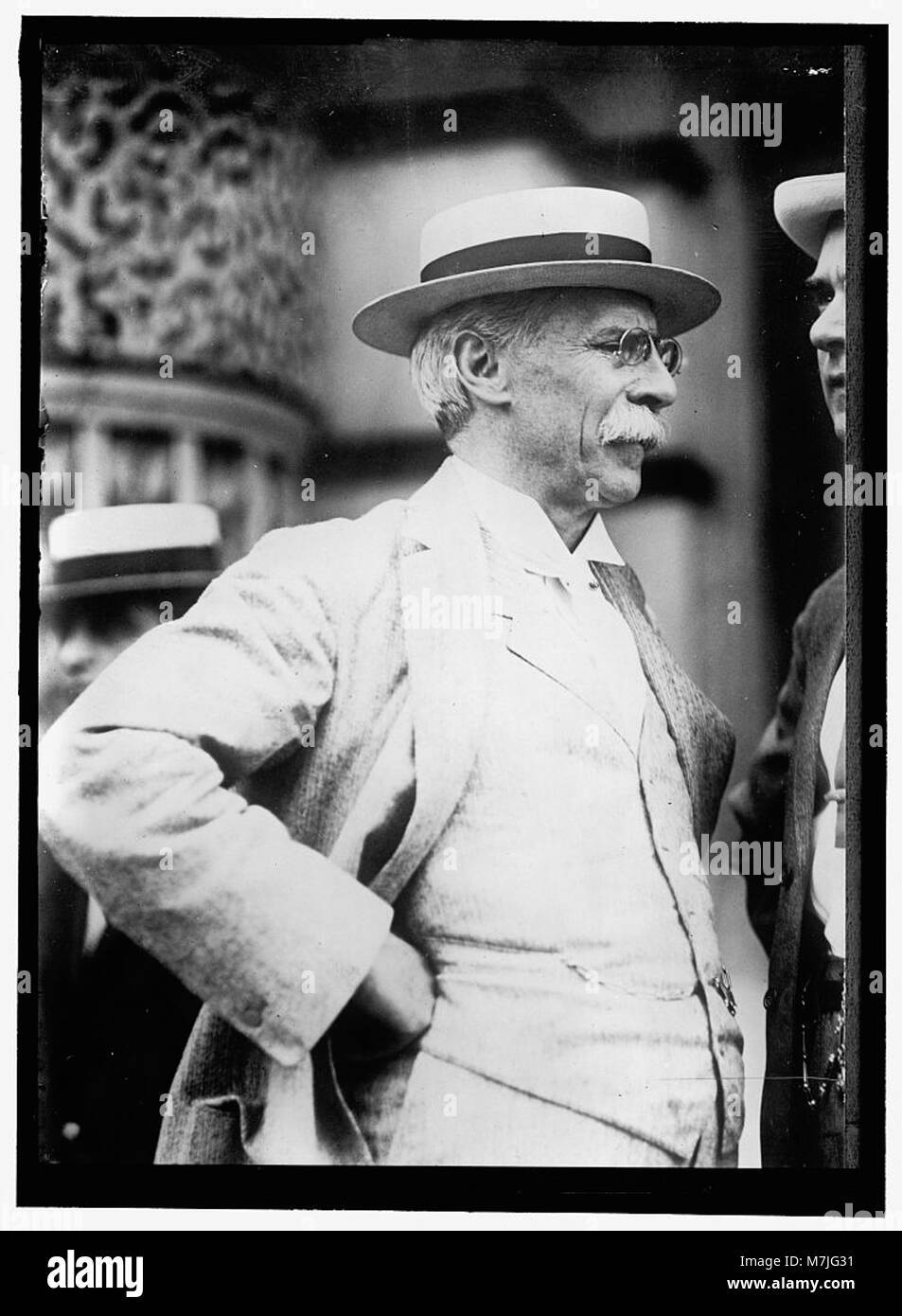 Ein Porträt von George W. Guthrie, State Chairman aus Pennsylvania und Botschafter in Japan, das seine politische Karriere und seinen diplomatischen Dienst im frühen 20. Jahrhundert unterstreicht. Stockfoto