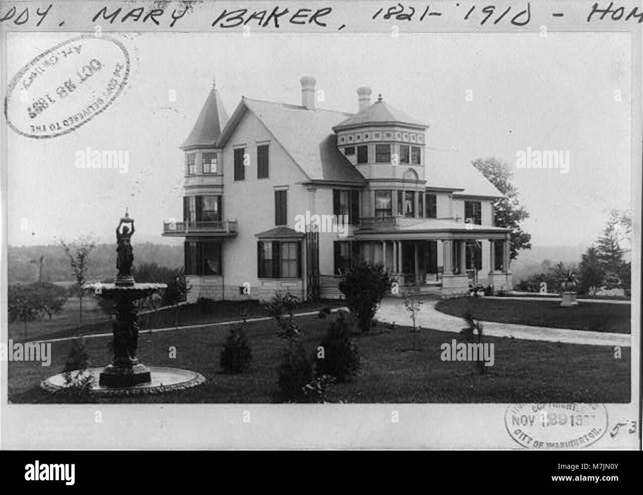 Schöne Aussicht - Startseite von Pfr. Mary Baker Eddy, Concord, N.H. LCCN 2002718018 Stockfoto