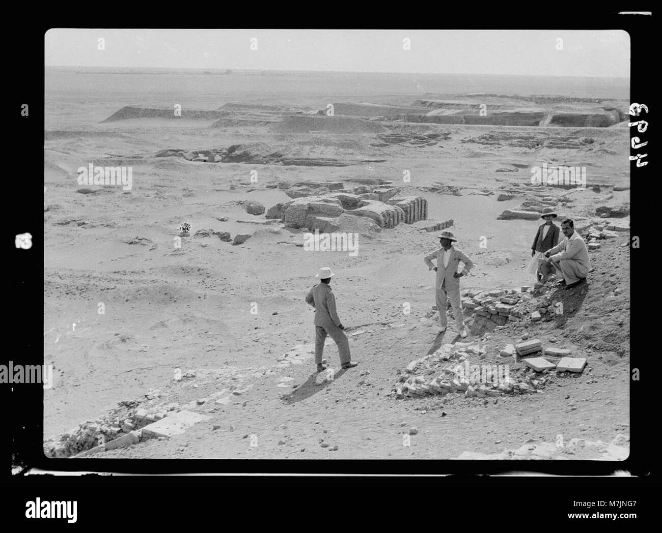 Irak. Ur. (so genannte der Chaldäer). Von der Spitze der Zikkurat suchen S. LOC 16098 matpc. Stockfoto